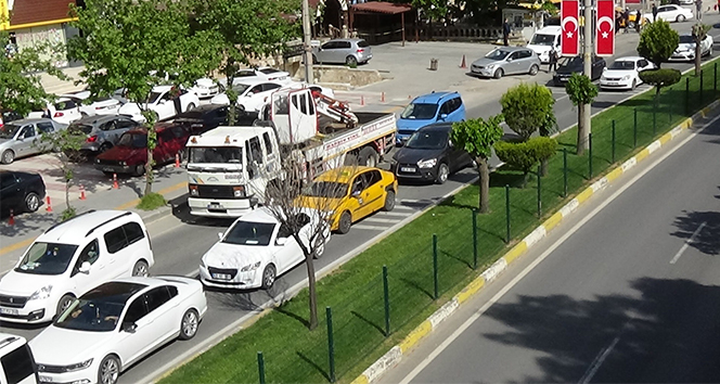 Mardin’de kısıtlama sonrası yoğun trafik